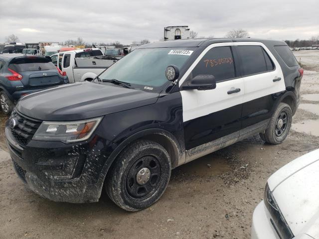 1FM5K8AR7HGD66628 - 2017 FORD EXPLORER POLICE INTERCEPTOR Երկգույն լուսանկար 1