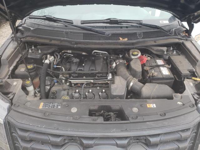 1FM5K8AR7HGD66628 - 2017 FORD EXPLORER POLICE INTERCEPTOR Երկգույն լուսանկար 12