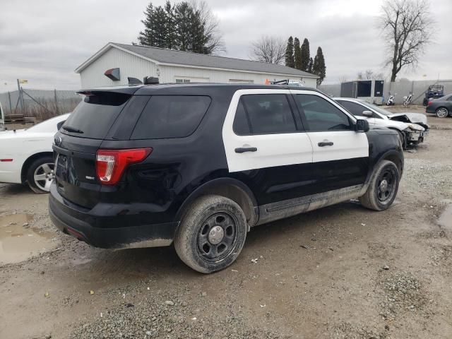 1FM5K8AR7HGD66628 - 2017 FORD EXPLORER POLICE INTERCEPTOR Երկգույն լուսանկար 3