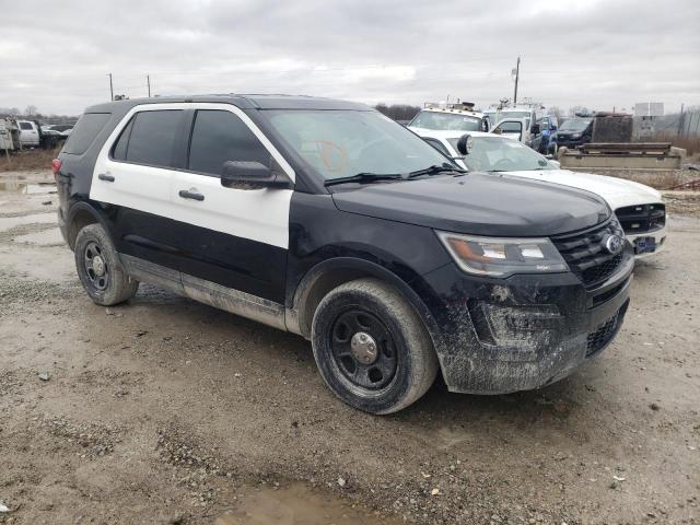 1FM5K8AR7HGD66628 - 2017 FORD EXPLORER POLICE INTERCEPTOR Երկգույն լուսանկար 4