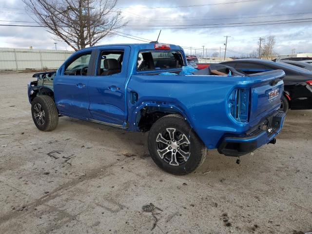 1GTP6DEK3P1154012 - 2023 GMC CANYON AT4 BLUE photo 2