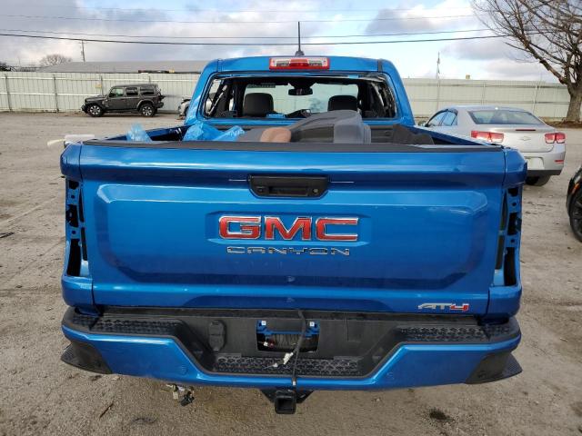 1GTP6DEK3P1154012 - 2023 GMC CANYON AT4 BLUE photo 6