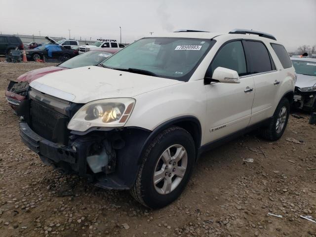 1GKEV23798J143700 - 2008 GMC ACADIA SLT-1 WHITE photo 1