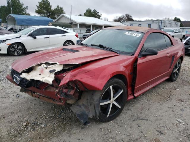 1FAFP42X9YF290955 - 2000 FORD MUSTANG GT RED photo 1