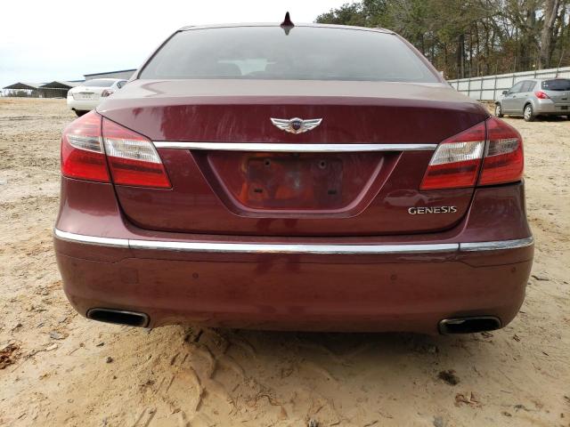 KMHGC4DD9CU190450 - 2012 HYUNDAI GENESIS 3.8L MAROON photo 6