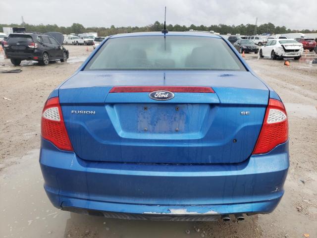 3FAHP0HA5BR113382 - 2011 FORD FUSION SE BLUE photo 6