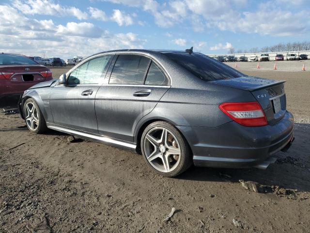 WDDGF77X49F211047 - 2009 MERCEDES-BENZ C 63 AMG CHARCOAL photo 2