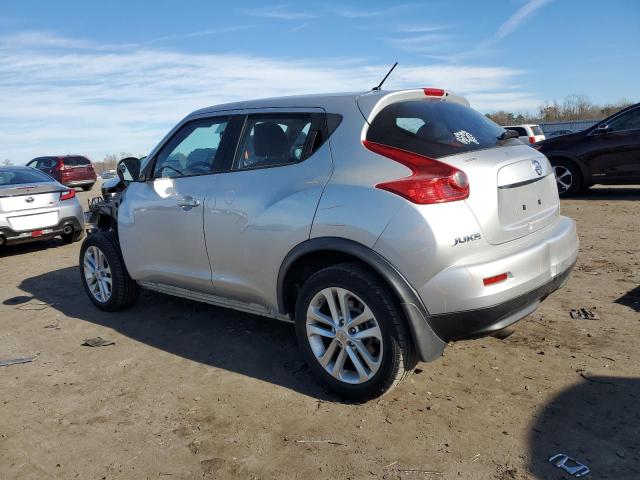 JN8AF5MR7ET362152 - 2014 NISSAN JUKE S SILVER photo 2