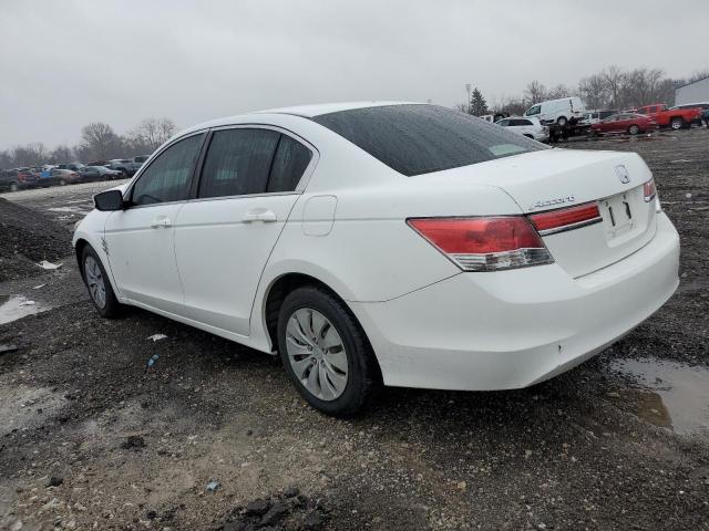 1HGCP2F30CA095777 - 2012 HONDA ACCORD LX WHITE photo 2