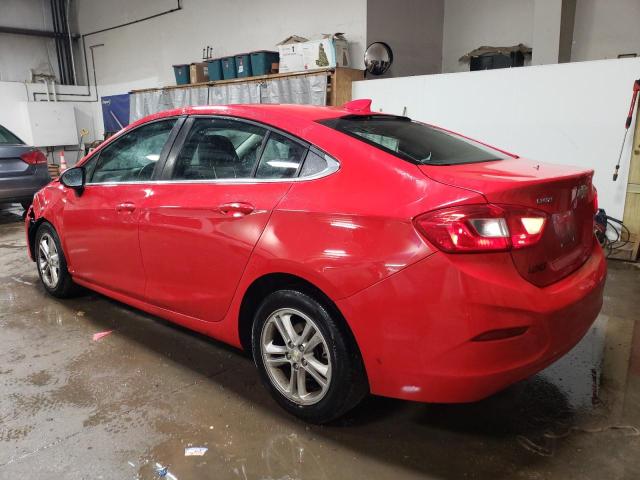 1G1BE5SM6H7188185 - 2017 CHEVROLET CRUZE LT RED photo 2