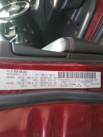 1C4RJFLT3HC688941 - 2017 JEEP GRAND CHER TRAILHAWK ბურგუნდია ფოტო 14