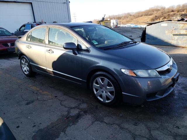 19XFA16529E048622 - 2009 HONDA CIVIC LX GRAY photo 4