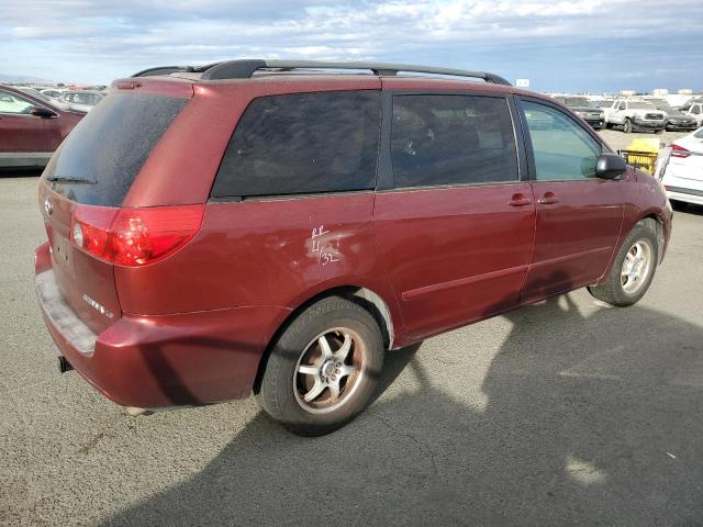 5TDZK23C97S041348 - 2007 TOYOTA SIENNA CE MAROON photo 3