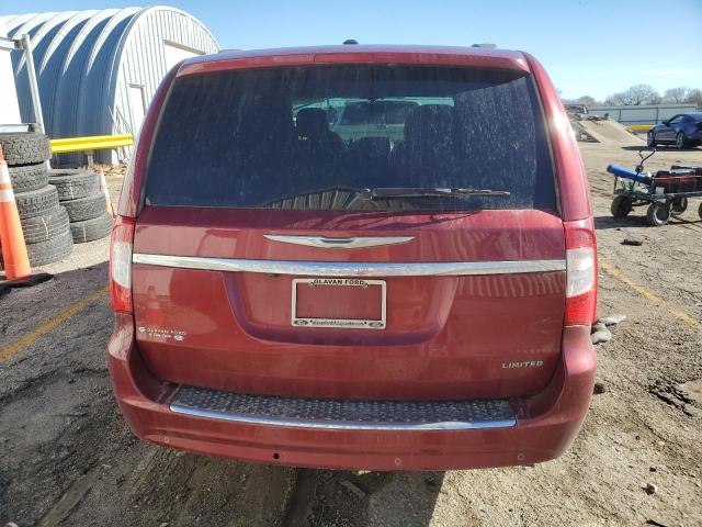 2C4RC1JG6GR167043 - 2016 CHRYSLER TOWN & COU LIMITED RED photo 6