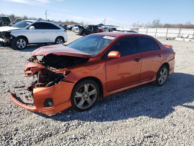 2T1BU4EE0DC074667 - 2013 TOYOTA COROLLA BASE ORANGE photo 1