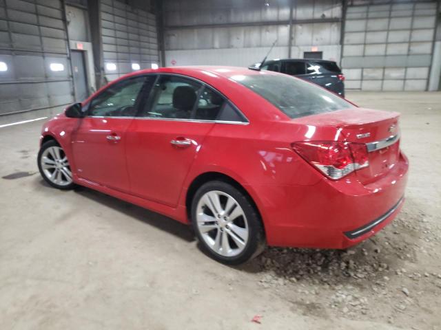 1G1PH5SC4C7143341 - 2012 CHEVROLET CRUZE LTZ RED photo 2