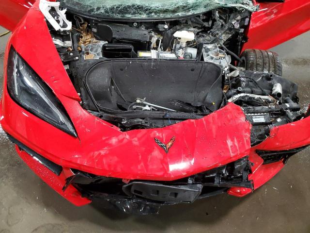 1G1YA2D41P5108223 - 2023 CHEVROLET CORVETTE STINGRAY 1LT RED photo 11