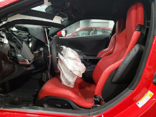1G1YA2D41P5108223 - 2023 CHEVROLET CORVETTE STINGRAY 1LT RED photo 7