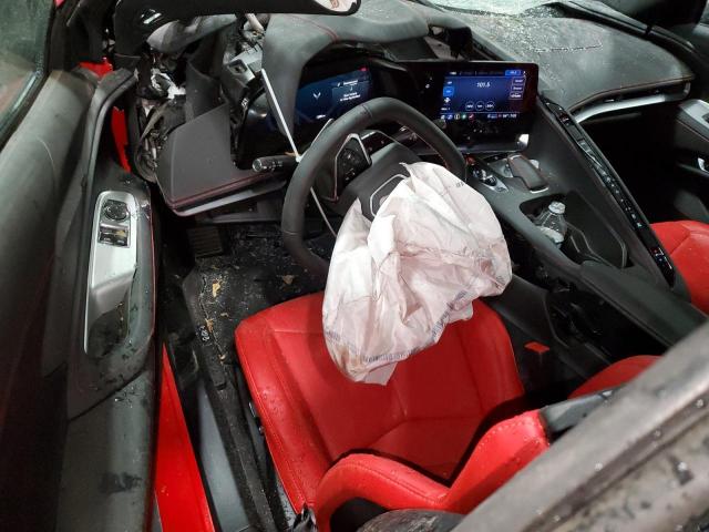 1G1YA2D41P5108223 - 2023 CHEVROLET CORVETTE STINGRAY 1LT RED photo 8