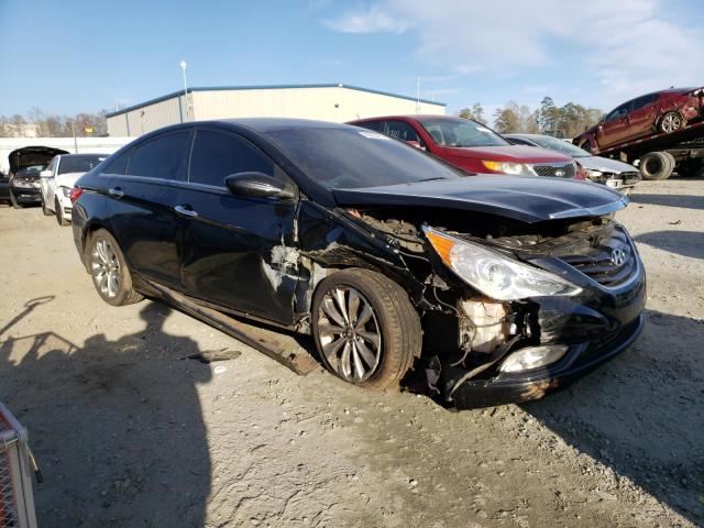 5NPEC4AC4DH603927 - 2013 HYUNDAI SONATA SE BLACK photo 4