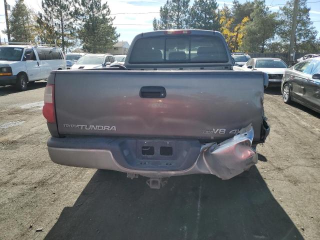 5TBBT44125S468898 - 2005 TOYOTA TUNDRA ACCESS CAB SR5 GRAY photo 6