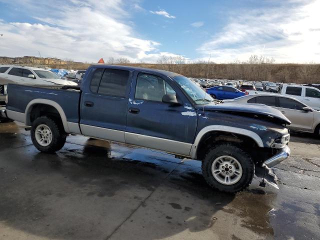 1B7GG2AN1YS667952 - 2000 DODGE DAKOTA QUAD BLUE photo 4