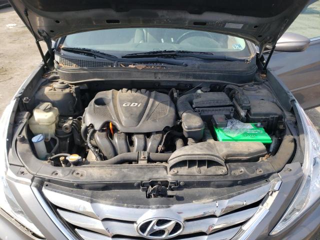 5NPEC4AC2BH258264 - 2011 HYUNDAI SONATA SE GRAY photo 11