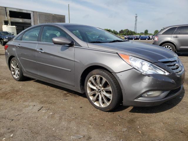 5NPEC4AC2BH258264 - 2011 HYUNDAI SONATA SE GRAY photo 4