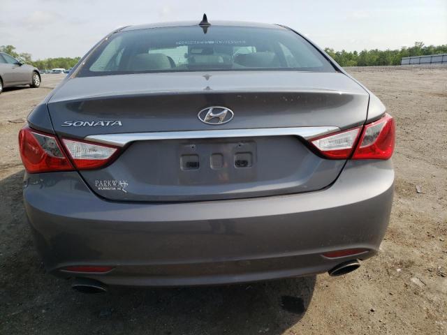 5NPEC4AC2BH258264 - 2011 HYUNDAI SONATA SE GRAY photo 6