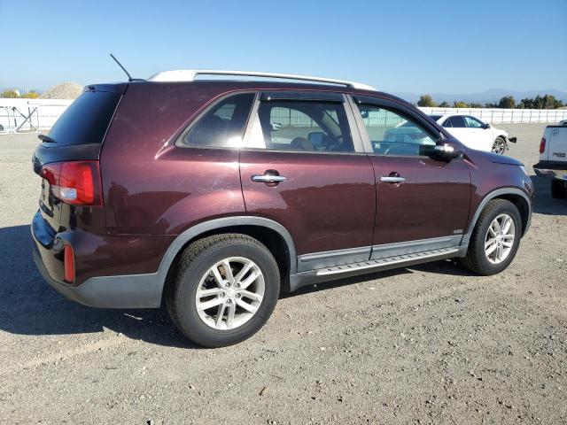 5XYKTDA69FG554036 - 2015 KIA SORENTO LX PURPLE photo 3