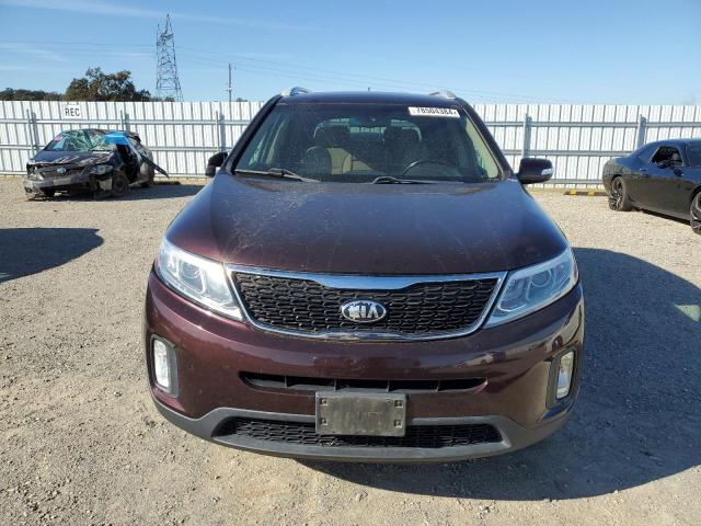 5XYKTDA69FG554036 - 2015 KIA SORENTO LX PURPLE photo 5