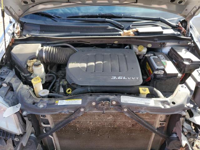 2C4RC1CG3CR208994 - 2012 CHRYSLER TOWN & COU TOURING L SILVER photo 12