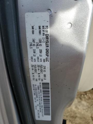 2C4RC1CG3CR208994 - 2012 CHRYSLER TOWN & COU TOURING L SILVER photo 13