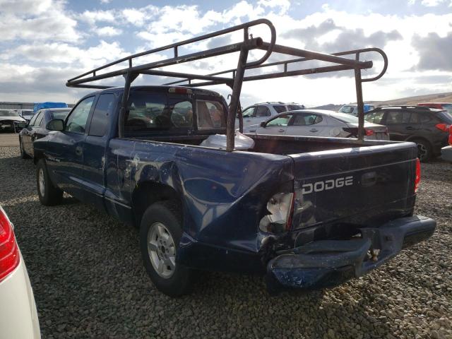 1B7GL32X12S603483 - 2002 DODGE DAKOTA SPORT BLUE photo 2