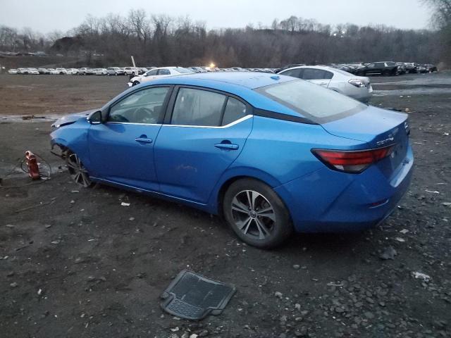 3N1AB8CV7LY219247 - 2020 NISSAN SENTRA SV BLUE photo 2