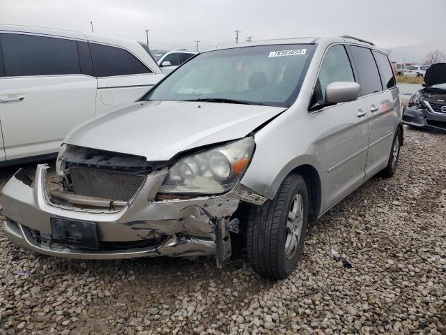 5FNRL38737B044345 - 2007 HONDA ODYSSEY EXL SILVER photo 1