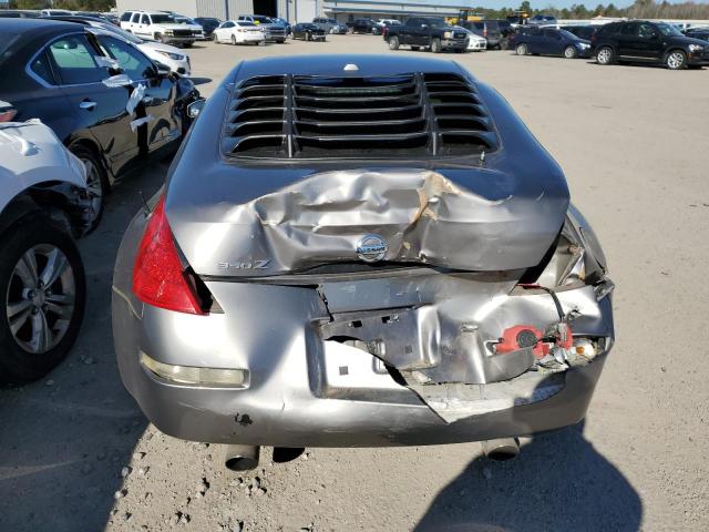 JN1BZ34D77M501857 - 2007 NISSAN 350Z COUPE GRAY photo 6