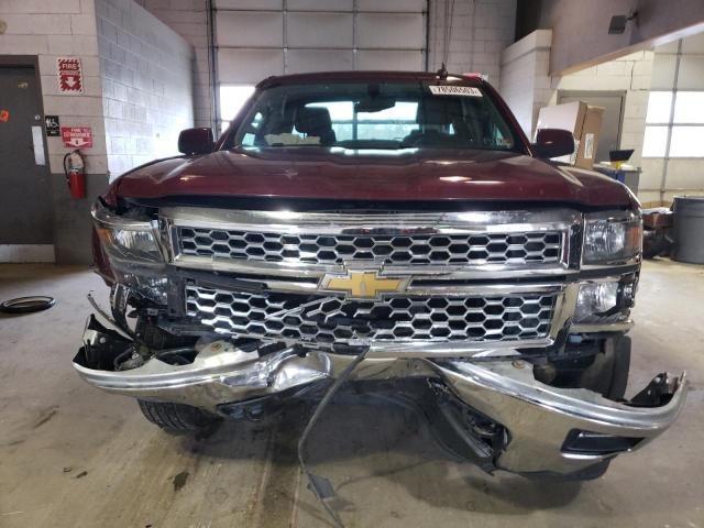 1GCVKREH2FZ151204 - 2015 CHEVROLET SILVERADO K1500 LT BURGUNDY photo 5