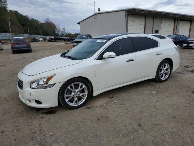 1N4AA5AP6EC450855 - 2014 NISSAN MAXIMA S WHITE photo 1