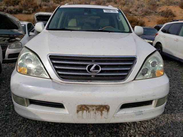 JTJBT20X350080780 - 2005 LEXUS GX 470 WHITE photo 5