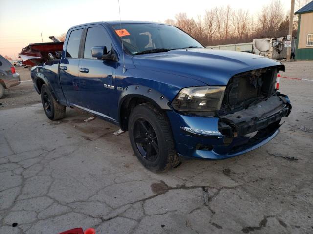 1D7RV1GT7AS165683 - 2010 DODGE RAM 1500 BLUE photo 4