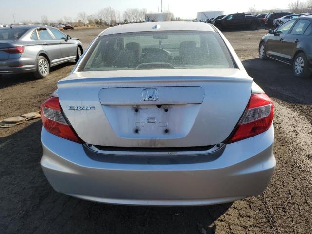 2HGFB2F99CH121780 - 2012 HONDA CIVIC EXL ნაცრისფერი ფოტო 6
