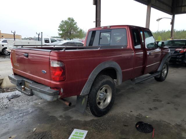 1FTZR15E21TA78626 - 2001 FORD RANGER SUPER CAB BURGUNDY photo 3