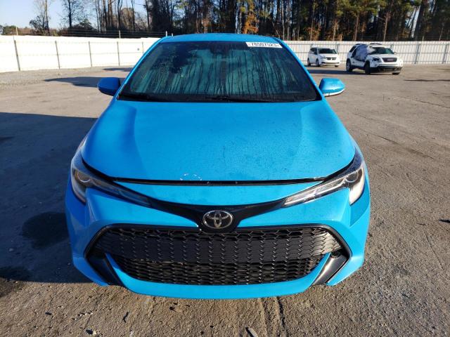 JTNK4RBE1K3039414 - 2019 TOYOTA COROLLA SE BLUE photo 5