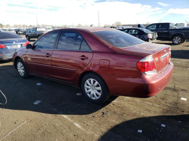 4T1BE30K66U165030 - 2006 TOYOTA CAMRY LE RED photo 2