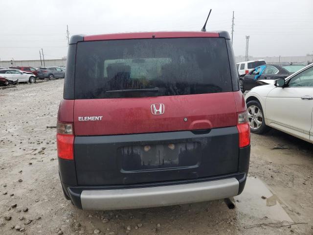 5J6YH28358L010517 - 2008 HONDA ELEMENT LX RED photo 6