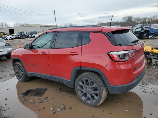 3C4NJDEB2MT553729 - 2021 JEEP COMPASS 80TH EDITION RED photo 2