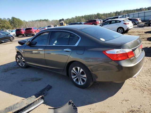 1HGCR2F37DA153251 - 2013 HONDA ACCORD LX GRAY photo 2