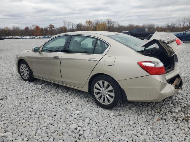 1HGCR3F82EA010081 - 2014 HONDA ACCORD EXL BEIGE photo 2