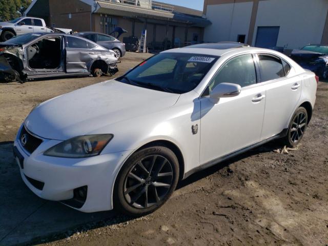 JTHCF5C29B5051040 - 2011 LEXUS IS 250 WHITE photo 1